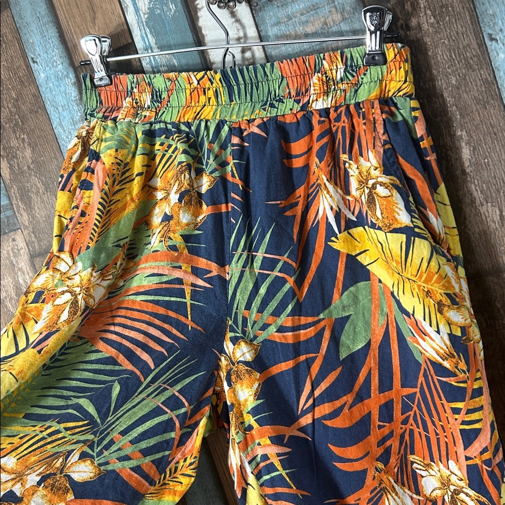 Panama Jack small Multicolor tropical rayon pants - Picture 4 of 14